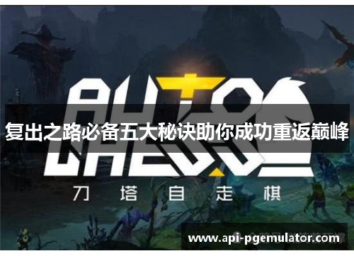 复出之路必备五大秘诀助你成功重返巅峰