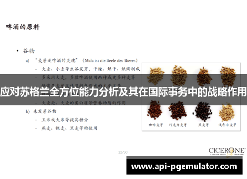 应对苏格兰全方位能力分析及其在国际事务中的战略作用