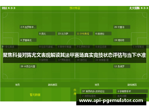 聚焦科曼对阵尤文表现解读其法甲赛场真实竞技状态评估与当下水准